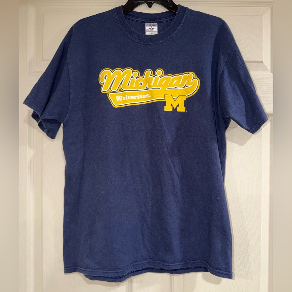 Women’s University of Michigan Wolverines Blue T Shirt